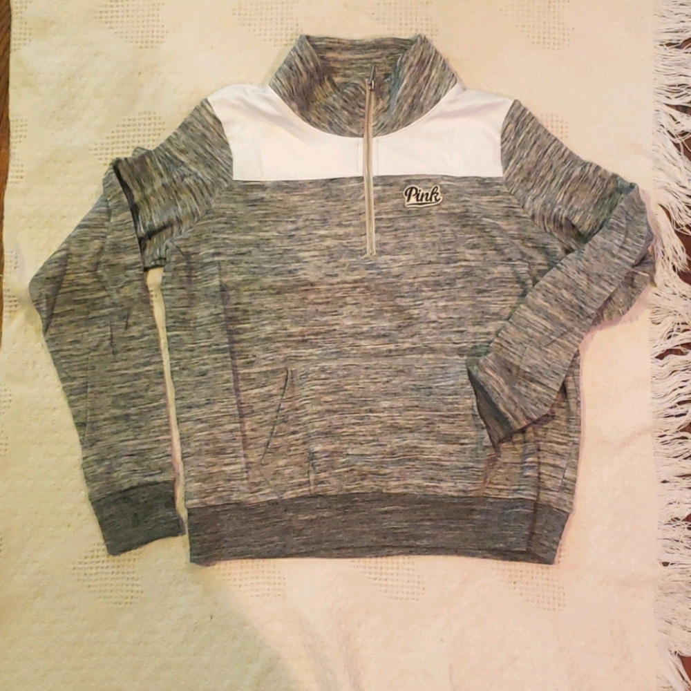 VS Pink 1/4 Zip Sweatshirt